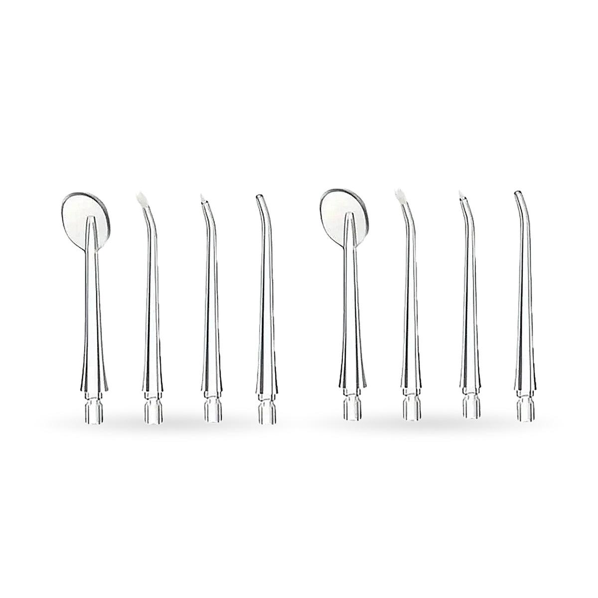 Flossify replacement tips 8-pack, two of each type