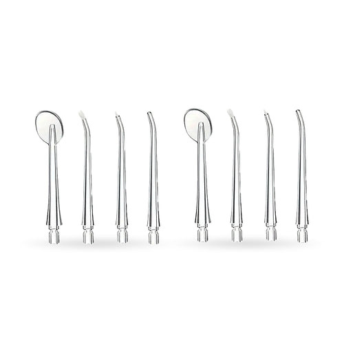 Flossify replacement tips 8-pack, two of each type